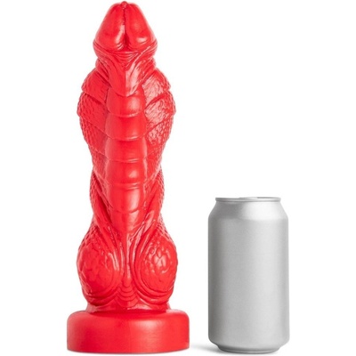 Mr. Hankey’s Toys Kinky Cobra Med/LG, prémiové silikónové dildo s Vac-U-Lock 28,5 x 4,5–8 cm