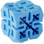Gimborn GimDog Crazy Cube - интерактивни гумени кубчета за кучета. Синьо