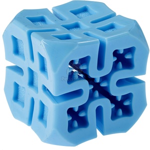 Gimborn GimDog Crazy Cube - интерактивни гумени кубчета за кучета. Синьо