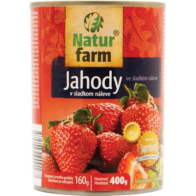 Naturfarm Jahody v sladkom náleve 400 g