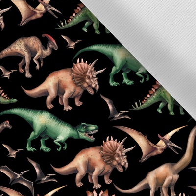 Takoy Softshell letní pružný dino svět na černé