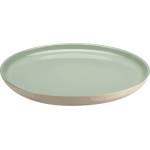Emile henry (Франция) Керамична чиния emile henry dinner plate основна - цвят мента с екрю (eh 8928-v7)