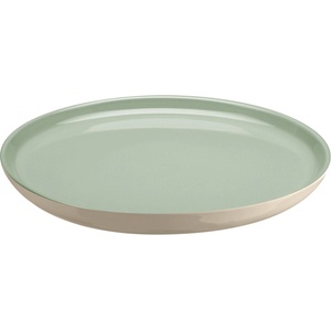 Emile henry (Франция) Керамична чиния emile henry dinner plate основна - цвят мента с екрю (eh 8928-v7)