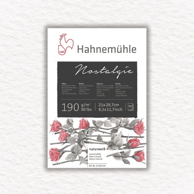 Hahnemühle SKICÁR NOSTALGIE 190 GSM lepená vazba 50 LISTOV A4