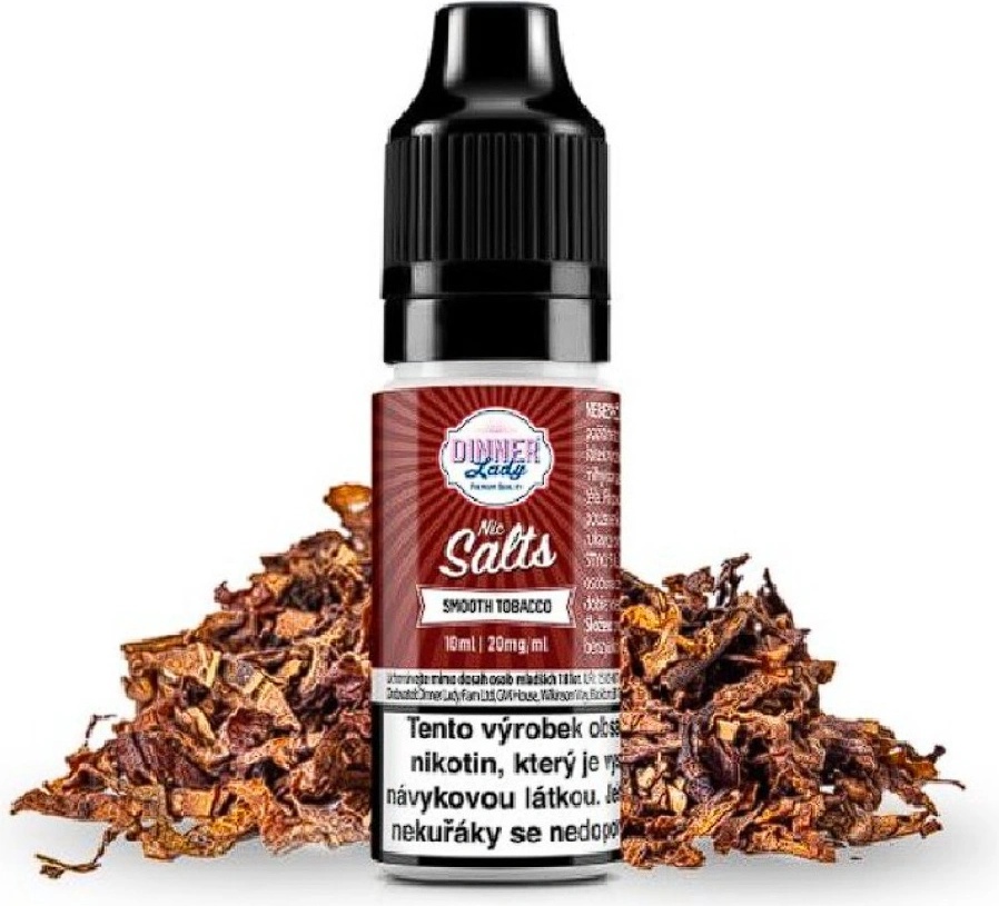 Dinner Lady Smooth Tobacco 10 ml 20 mg od 149 Kč