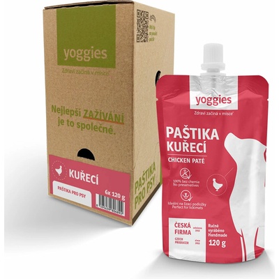 Yoggies kuřecí maso 6 x 120 g