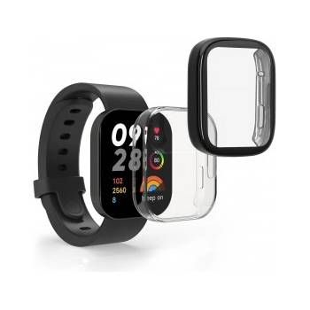 kwmobile 2x Калъф за Xiaomi Redmi Mi Watch Lite 3 / Redmi Watch 3 - черен