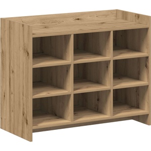 vidaXL Шкаф за обувки 85 x 39, 5 x 70 см Инженерна дървесина (8011370)