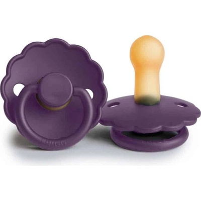Frigg kaučuk okrúhly cumlík Daisy Violet Dream