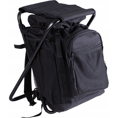 Mil-tec se stoličkou černý 20 l