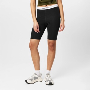 Jack Wills Дамски къси панталони Jack Wills Womens Redbrook Cycling Shorts - Black