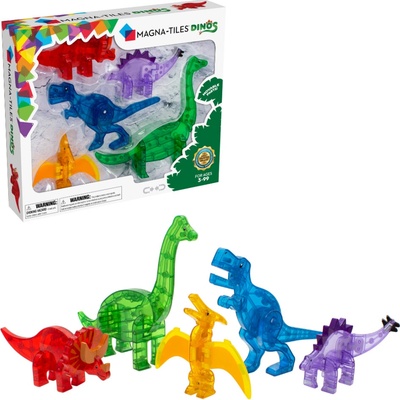 Magna-Tiles Magnetická stavebnica Dinos 5 ks