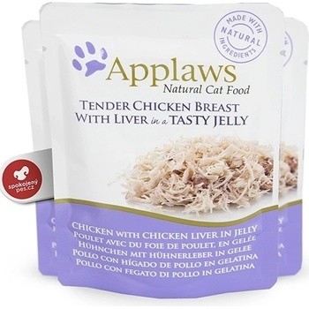 Applaws cat pouch chicken with liver in jelly 70 g
