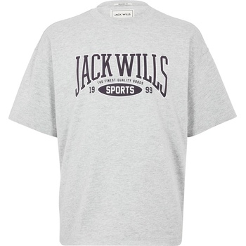 Image 1 of Jack Wills Тениска Jack Wills Sports Team T-Shirt - Grey Marl