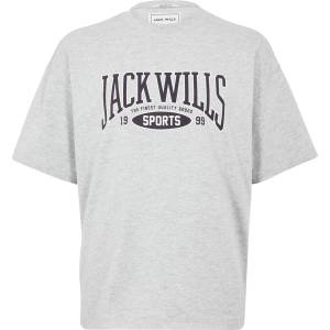 Jack Wills Тениска Jack Wills Sports Team T-Shirt - Grey Marl