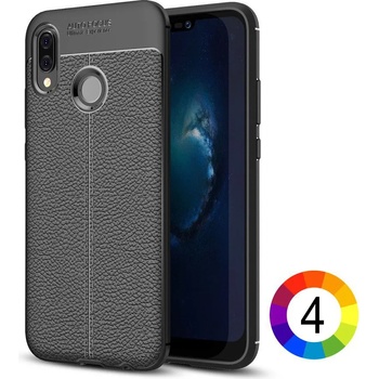 Image 1 of Huawei P20 Lite Удароустойчив Litchi Skin Калъф и Протектор