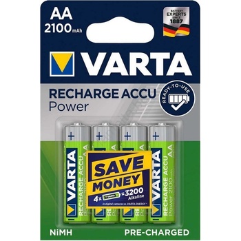 VARTA 56706 - 4бр. акумулаторни батерии ACCU AA NiMH/2100mAh/1, 2V (VA0031)