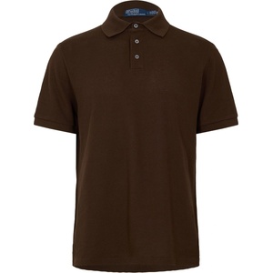 Ralph Lauren Риза с къс ръкав Polo Ralph Lauren Men's Knitted Short Sleeve Shirt - Nutmeg Brown
