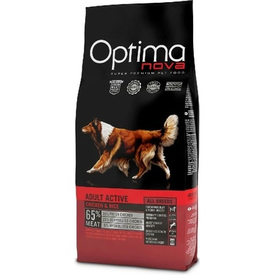 Optima Optimanova Adult Active Chicken & Rice 12 kg