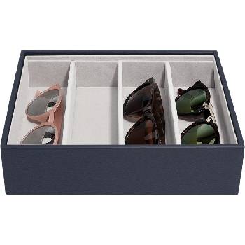 Stackers Кутия за очила Stackers Classic Pebble 4 камерен морскосиня (75996)