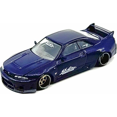 Mini GT Nissan Skyline GT-R R33 Active Carbon R V2 1995 Kaido House 1:64