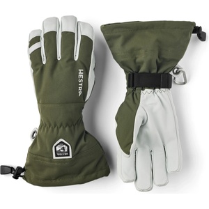 Hestra Ръкавици Hestra Army Leather Heli Ski 5 Finger Gloves - Olive - размер 7 (EU) (202-2079-1112)