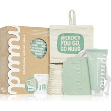 nuud Travel Pack přírodní tuhé mýdlo 80 g + krémový deodorant natural 20 ml + kosmetická taštička kosmetická sada