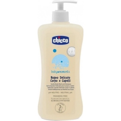 Chicco jemný šampón na telo a vlasy s neutrálnym pH a dávkovačom 500 ml