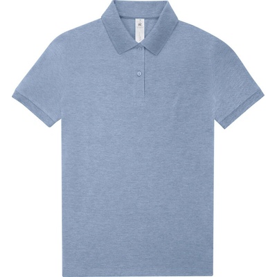 B&C Polokošile B&C My Polo 210 women krátký rukáv dámská COT-01W463n2800 Melír modrá