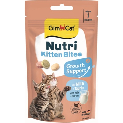 GimCat Nutri Kitten Bites s mliekom 40 g