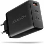 AXAGON ACU-DPQ100 Network Battery Charger, GaN 100W, 3x port (USB-A + dual USB-C) PD3.0/QC4+/PPS/Apple, black