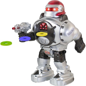 Робот с радиоуправление хвърля дискове със звукови и светлинни ефекти 27109