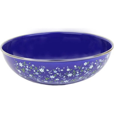 BELIS Smaltovaná miska 26 cm 2.5 l velká ROMANCE modrá 45026-009DDEX5
