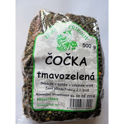 Zdraví z přírody čočka tmavozelená 0,5 kg