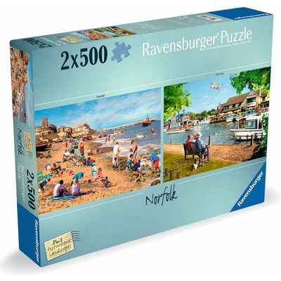 Ravensburger Malebná krajina č. 2 Norfolk 2v1 2x500 dielov