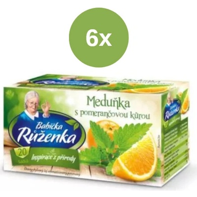 Babička Ruženka čaj medovka pomaranč 6 x 40 g