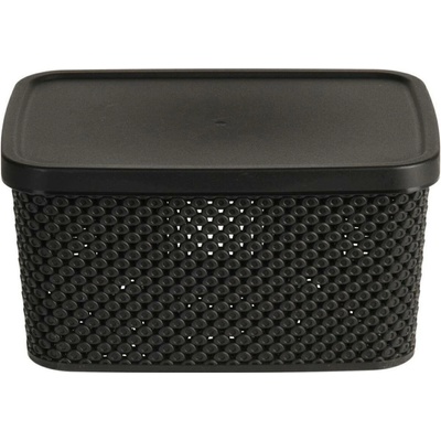 Storage Solutions Úložný kôš Black 2 23 x 12 x 17 cm