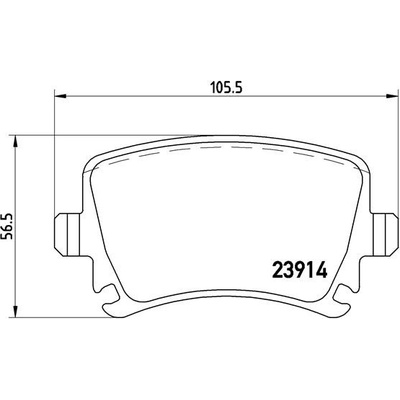 Sada brzdových destiček, kotoučová brzda BREMBO P 85 073 – Hledejceny.cz