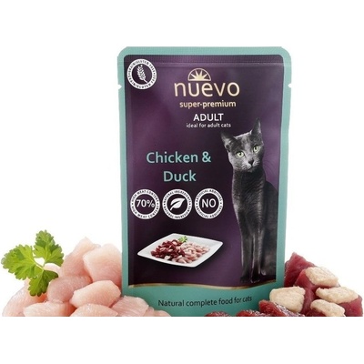 Nuevo Cat adult kura a kachna 85 g