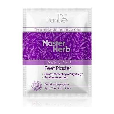 Master Herb Levandulová náplast na nohy 2 ks