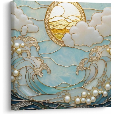Obraz - 3D perly v oceáne, jednodielne 50x50 cm
