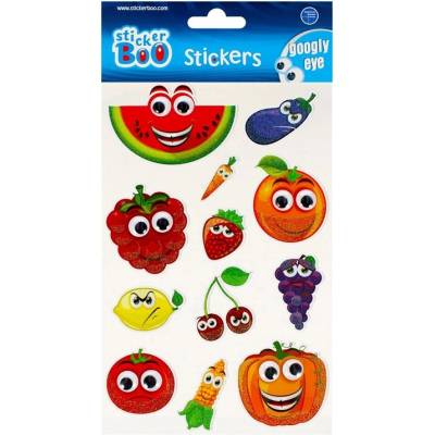 CreativeToys nálepky s očičkami ovoce