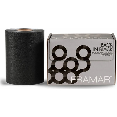 Framar Texturovaná fólie černá BACK IN BLACK role 97 m – Hledejceny.cz
