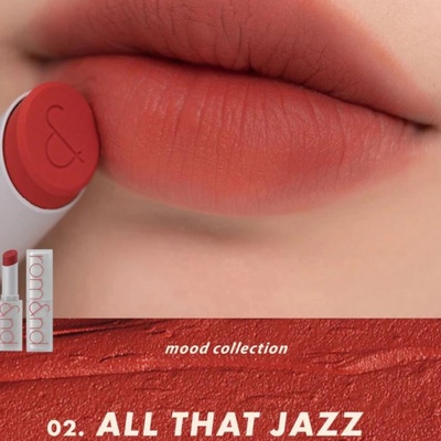 Rom&nd Zero Matte Lipstick 02 All The Jazz Matná rtěnka 3 g