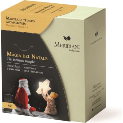 Meridiani Magia del Natale čierny sypaný čaj 80 g