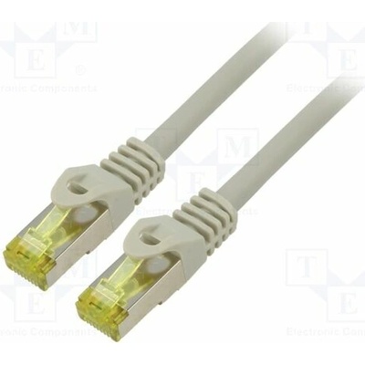 Goobay 69468 Patch S/FTP Kat: 6a RJ45 vidlice z obou stran lanko Cu