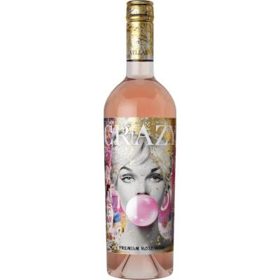 Vignobles Vellas CRAZY Grenache-Syrah Rosé Cuvée 10,5% 0,75 l (holá láhev)
