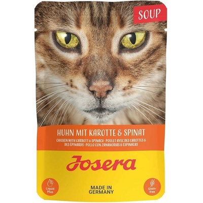Josera Soup Kuře s mrkví und špenátem 16 x 70 g