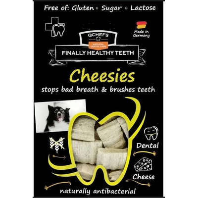 Q Chefs Polštářky na čištění zubů pro psy Cheezies sáček 65 g – Hledejceny.cz