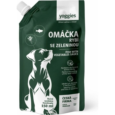 Yoggies omáčka s bielou rybou a zeleninou 150 ml